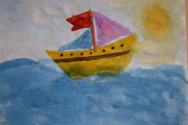 Рисование корабль в старшей группе