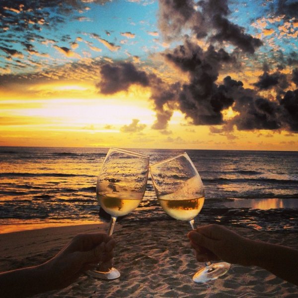 Вино на закате