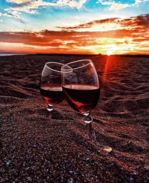 Вино на закате