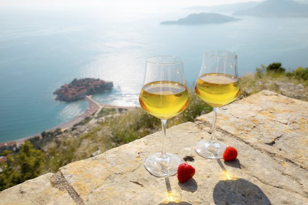 Вино на закате