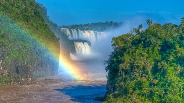 Красивые пейзажи с водопадами