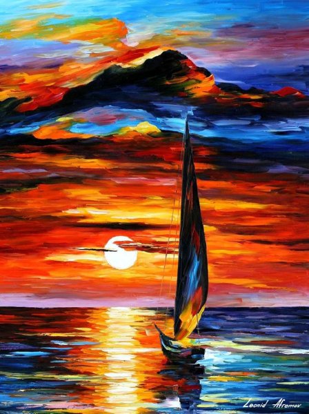 Картина закат