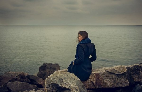 Фотосессия на море осенью