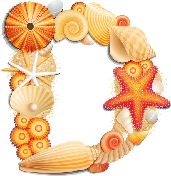 Буквы в морской тематике