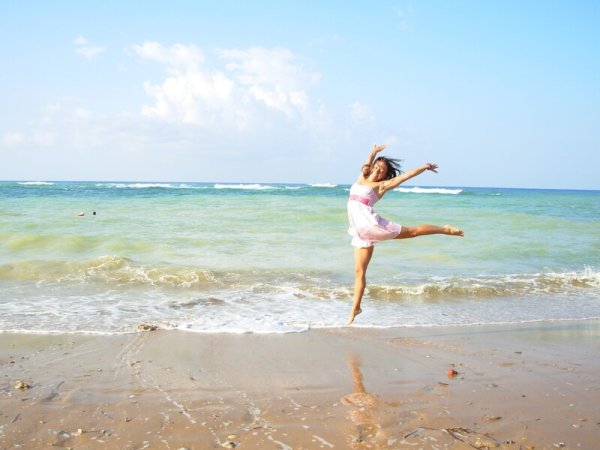 Пробежка вдоль моря