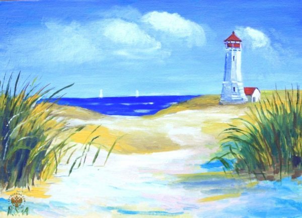 Рисование морская тематика