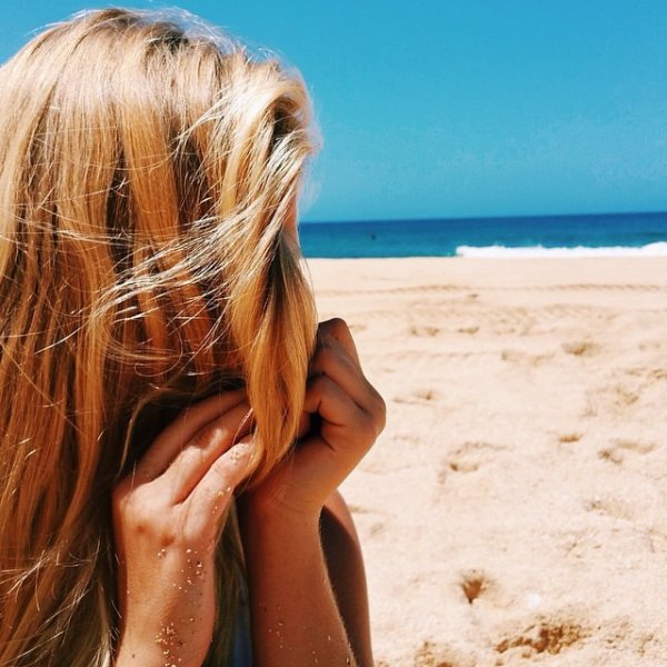 Волосы летом