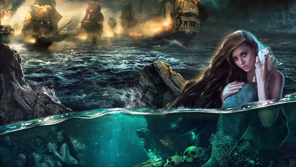 Пираты Карибского моря русалки
