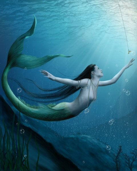 Морская нимфа из пиратов Карибского моря