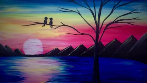 Пейзажи для срисовки