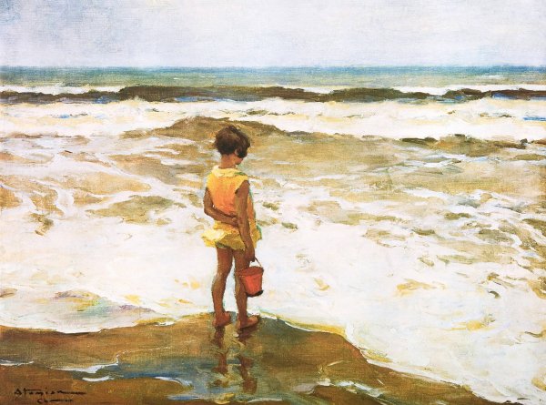 Художник Sally Swatland море