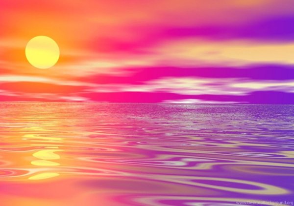 Розовое небо