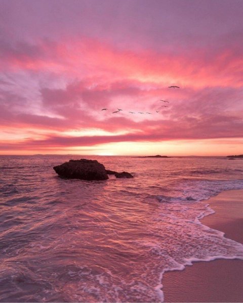 Нежный закат