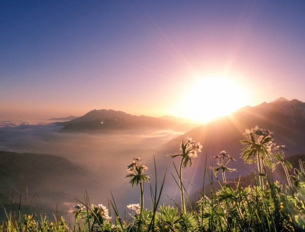 Норвегия фьорды закат