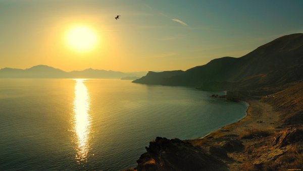 Норвегия фьорды закат