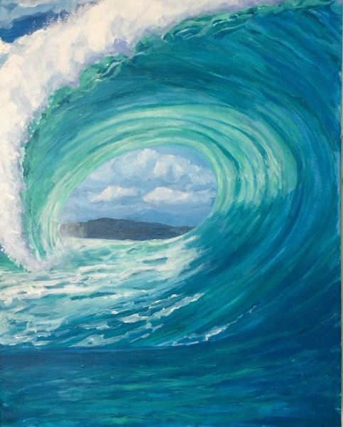 Картина волна