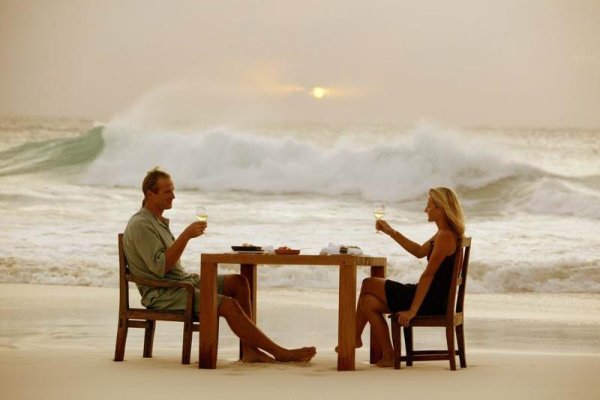 Утро на море вдвоем