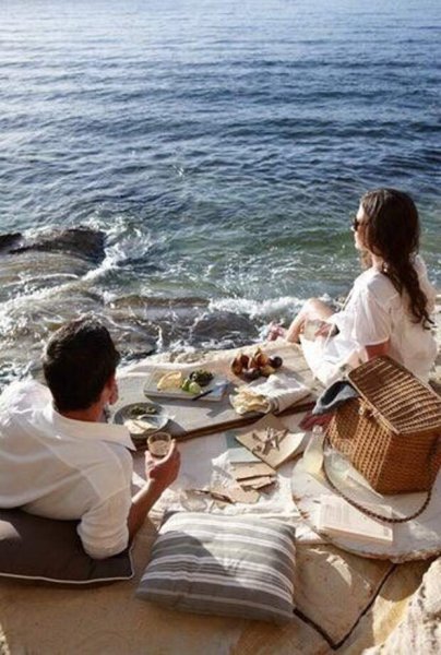 Пикник на берегу океана