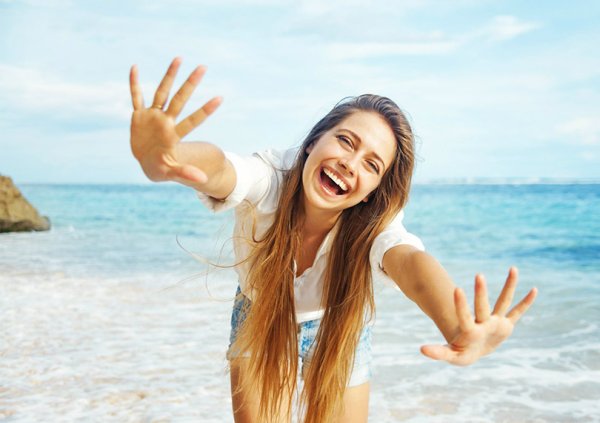 Мама на море