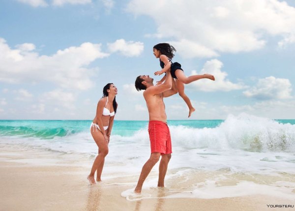 Лето пляж дети