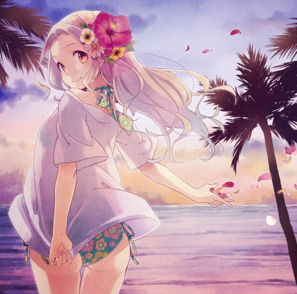 Аниме девушки летом