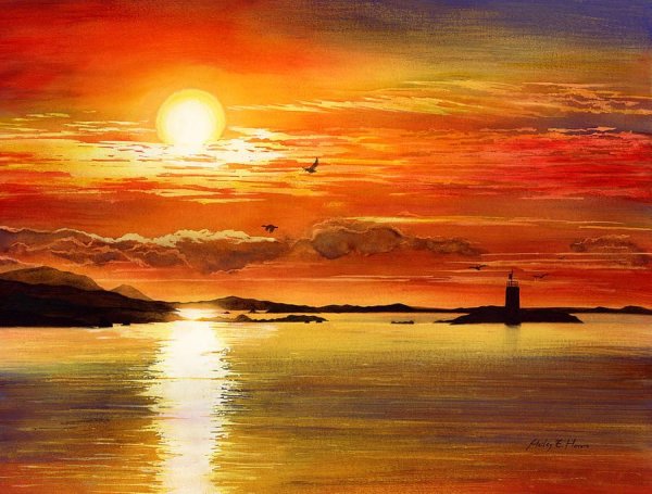 Море рисунок