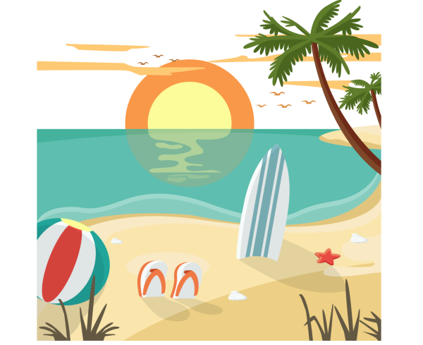 Море мультяшное