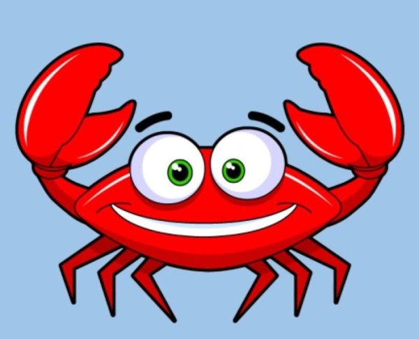 Краб мультяшный