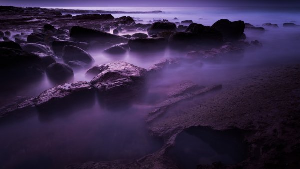 Темный океан вид сверху