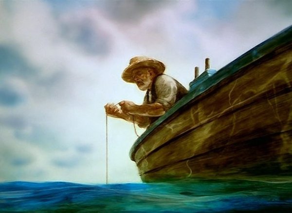 Старик и море Хемингуэй обложка