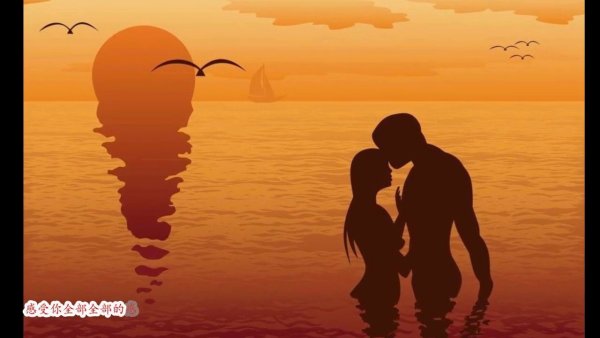 Пляж силуэт