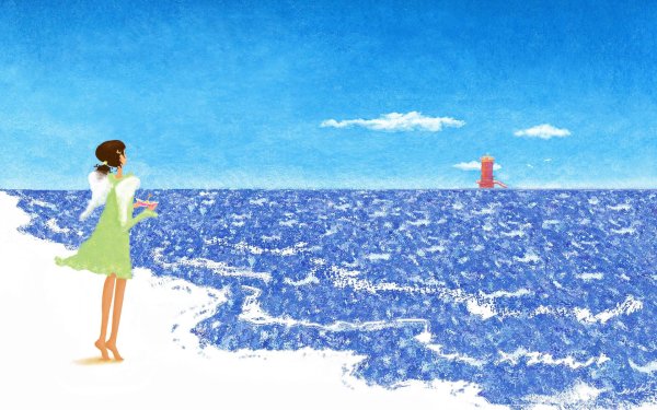 Рисование море