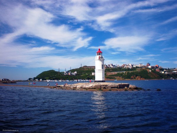 Маяк Эгершельд Приморский край