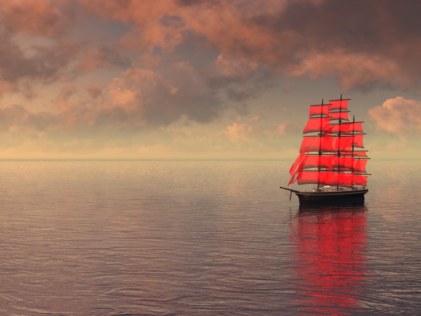 Шхуна Надежда Алые паруса