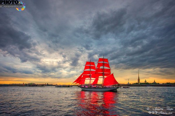 Бригантина Алые паруса Питер