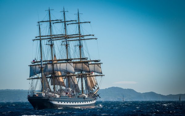 Баркентина корабль парусный