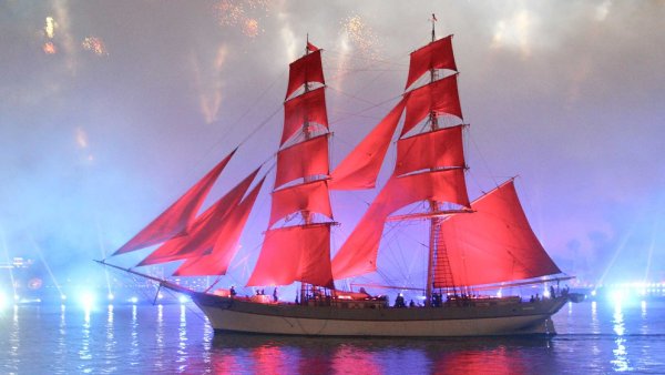 Картина Алые паруса художник Айвазовский