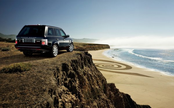 Рендж Ровер спорт 2008 у моря
