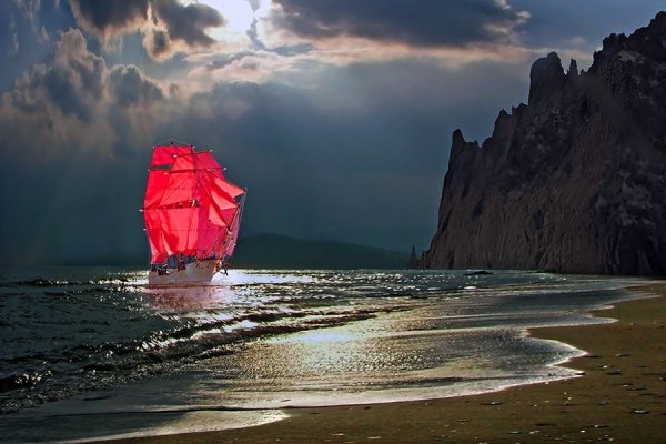 Атлантический океан шторм