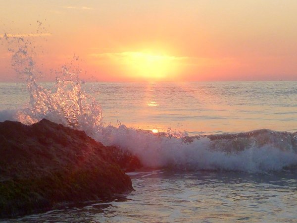 Морской Прибой Анапа рассвет