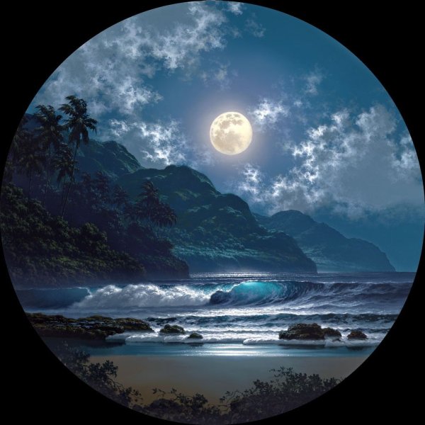 Луна и море