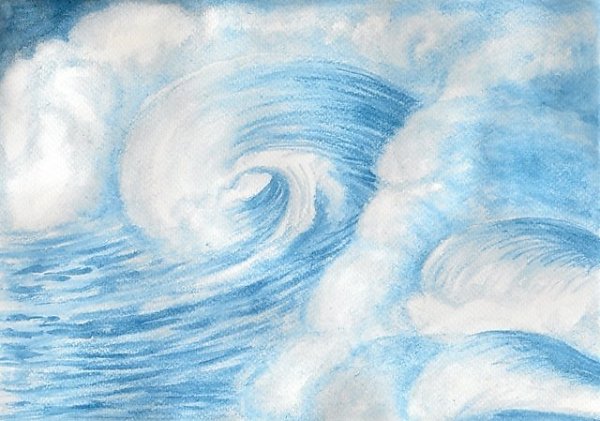 Рисование море в старшей группе