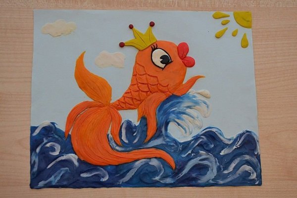 Золотые рыбки мультяшные