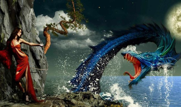 Девушка и морской дракон