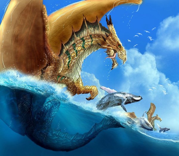 Дракон над морем