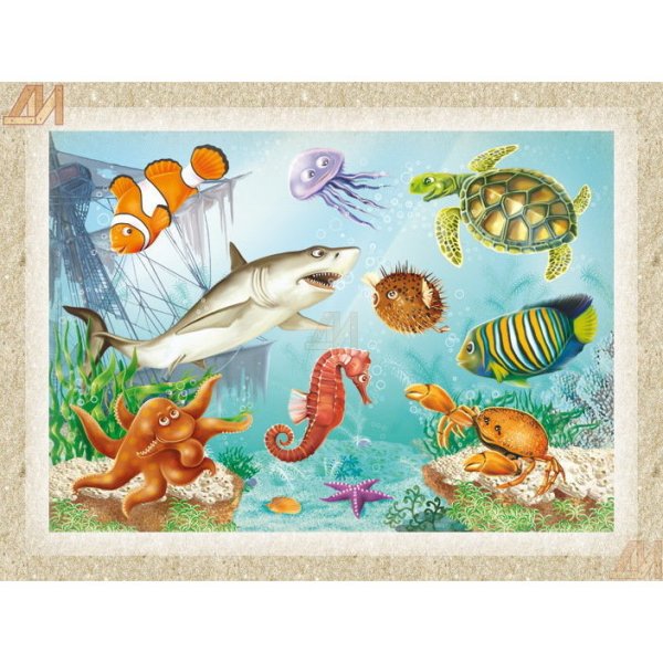 Обитатели океанов для детей