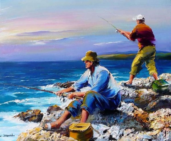 Картина Рыбак