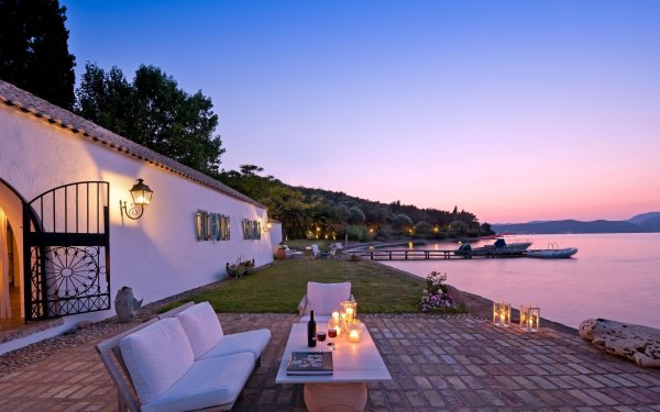 Остров Корфу старинные виллы