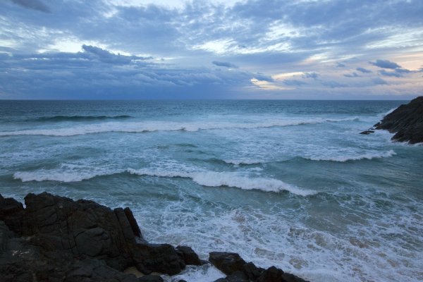 Море в разную погоду