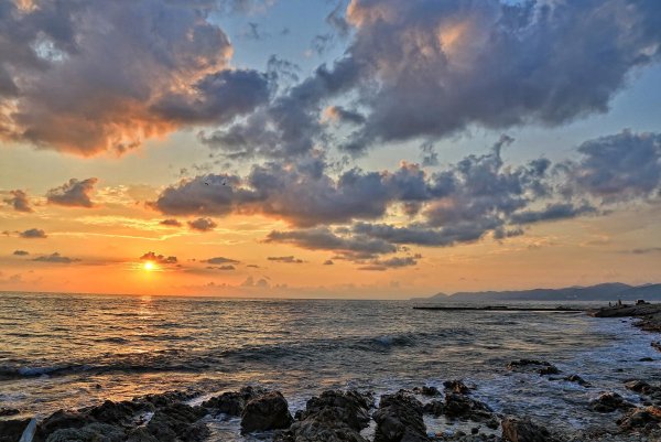 Закат на черном море